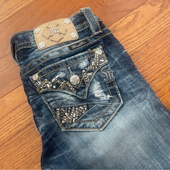 NWOT Miss Me Signature Skinny Jeans 27 - Picture 6 of 6